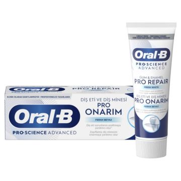Oral-B Gum & Enamel Pro-Repair Fresh White Избелваща паста за зъби 75 мл