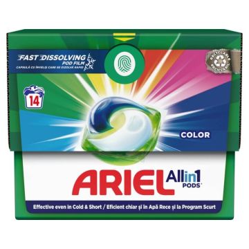 Ariel All in 1 Color Капсули за цветно пране 14 броя 