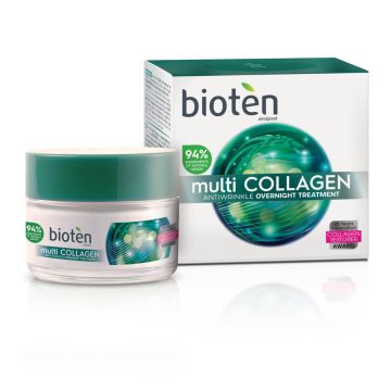 Bioten Multi Collagen Нощен крем за лице против бръчки 50 мл