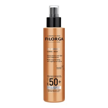 Filorga UV-Bronze Слънцезащитно сухо олио за тяло с анти-ейдж действие SPF50+ 150 мл
