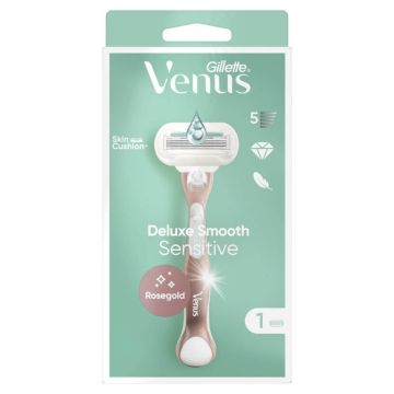 Gillette Venus Deluxe Smooth Sensitive Rosegold Дамска самобръсначка