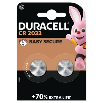Duracell Литиева батерия CR2032 2 бр