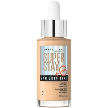 Maybelline SuperStay 24H Skin Tint Тониращ серум за лице с витамин C 30 мл Нюанс 31