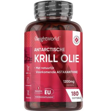 Weight World Масло от Антарктически крил х 180 софтгел капсули 