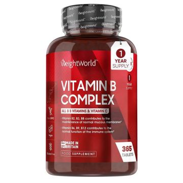 Weight World Витамин В-Комплекс + Витамин С х 365 таблетки 