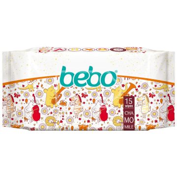 Bebo Влажни кърпички лайка х 15 бр