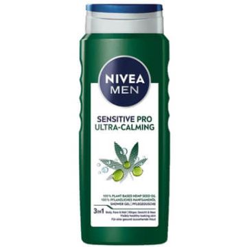 Nivea Men Sensitive Pro Ultra-Calming Душ-гел за лице, тяло и коса 500 мл