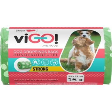 viGО! Торбички за кучешки изпражнения х 15 броя 