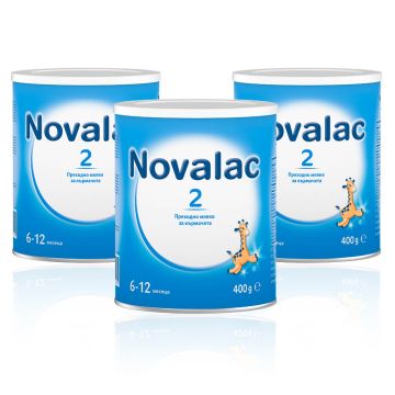 Novalac 2 Преходно мляко за кърмачета от 6 до 12 месеца 3 х 400 г Medis