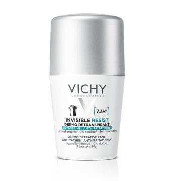 Vichy Дезодорант рол-он с 72 часа ефект против изпотяване, петна и раздразнения 50 мл