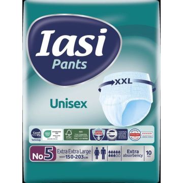 IASI Pants Пелени-гащи за възрастни Unisex N5 XXL 10 бр 