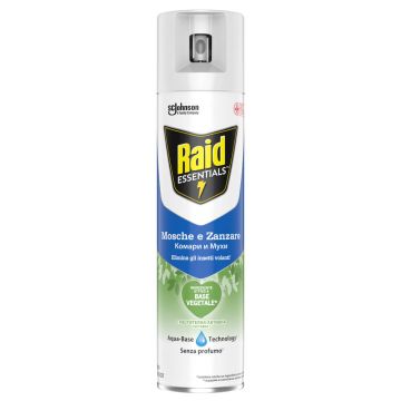 Raid Essentials CIK Аерозол против комари и мухи 400 мл