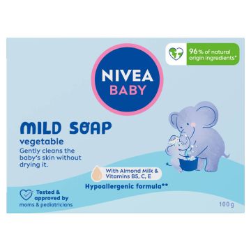 Nivea Baby Нежен подхранващ крем сапун 100 г