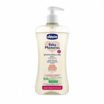 Chicco Baby Moments Sensitive 2in1 Мицеларна вода за лице и тяло 500 мл