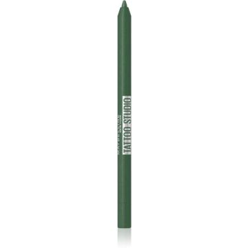 Maybelline Tattoo Liner Дълготраен и водоустойчив молив за очи, нюанс 817 Hunter Green