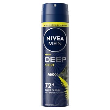 Nivea Men Deep Sport Дезодорант против изпотяване за мъже 150 мл