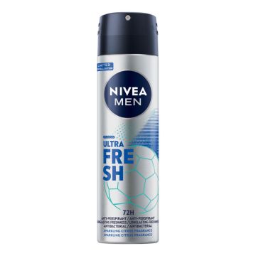 Nivea Men Ultra Fresh Дезодорант против изпотяване за мъже 150 мл