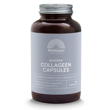 Mattisson Колаген (тип 1) с калций, магнезий, МСМ, витамин C и хиалуронова киселина х 180 капсули