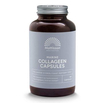 Mattisson Рибен колаген тип 1 с витамин С и хиалуронова киселина х 180 капсули