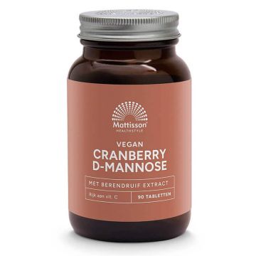 Mattisson Червена боровинка, D-маноза с екстракт от мечо грозде х 90 таблетки 