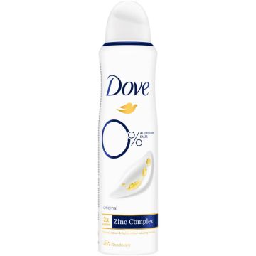 Dove Advanced care Original 0% Aluminium salts Дезодорант спрей против изпотяване за жени 150 мл