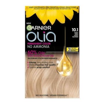 Garnier Olia Трайна безамонячна боя за коса, 10.1 Ashy Very Light  Blonde