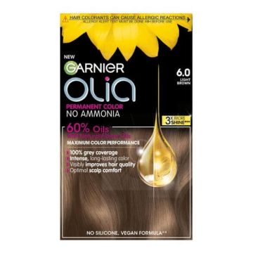 Garnier Olia Трайна безамонячна боя за коса 6.0 Light Brown