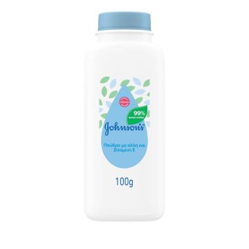 Johnson’s Baby Бебешка пудра с алое и витамин Е 100 г