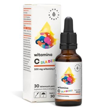 Aura Herbals Витамин С за деца 100 мг 30 мл