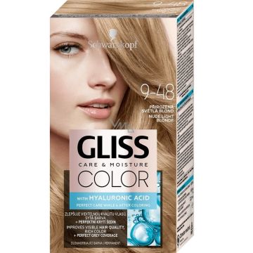 Gliss Color Дълготрайна боя за коса 9-48 Телесно светло рус