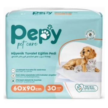 Pepy Pet Care Еднократни хигиенни подложки за домашни любимци 60/90 30 бр