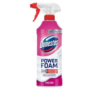 Domestos Power Foam Floral Fresh Почистваща пяна 435 мл