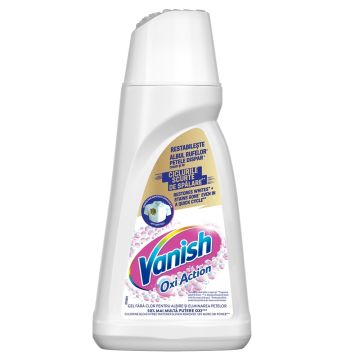 Vanish Oxi Action Гел за отстраняване на петна от бели дрехи 1000 мл