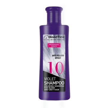 Blond Time Violet 10 Оцветяващ шампоан за изрусени и сиви коси 150 мл