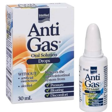 Anti Gas Oral Solution Drops Перорални капки 30 мл против газове 0М+