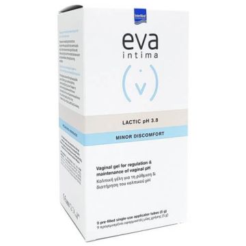 Eva Intima Lactic pH 3.8 Вагинален гел 5g 9 бр