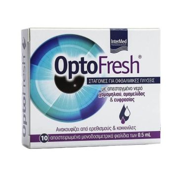 OptoFresh Eye Wash Drops капки за очи 0.5 мл х 10 бр