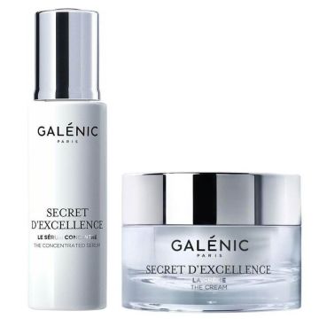 Galenic Secret D'excellence Серум за лице против бръчки 30 мл + Galenic Secret D'excellence Противостареещ крем за лице 15 мл Комплект