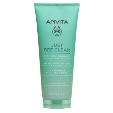 Apivita Just Bee Clear Почистващ гел за лице, 200 мл