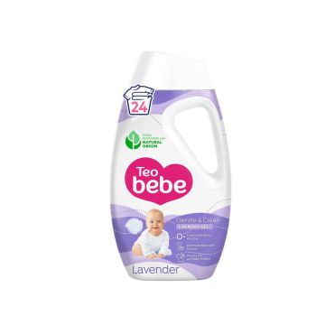 Тео Bebe Gentle & Clean Lavender Течен перилен препарат с лавандула 1,08 л