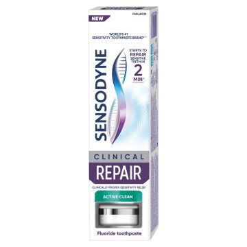 Sensodyne Clinical Repair Active Clean Паста за чувствителни зъби 75 мл