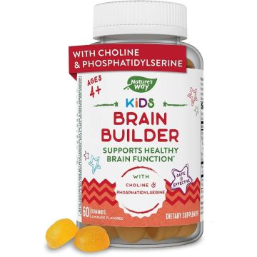 Nature's Way Kids Brain Builder Кидс Брейн Билдър (с холин и фосфатидилсерин) х 60 желирани таблетки