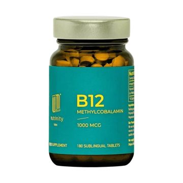 Vitamin B12 Витамин Б12 Метилкобаламин 1000 мкг х 180 таблетки Nutrinity Labs