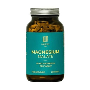 Magnesium Malate Магнезиев Малат 50 мг х 250 таблетки Nutrinity Labs