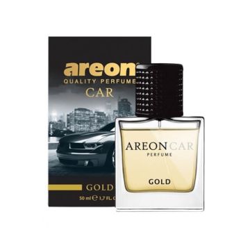 Areon Gold Perfume for Car Парфюм за кола, стъкло 50 мл