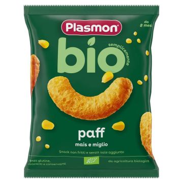 Plasmon Paff Хрупанки царевица и просо 8М+ 15 г