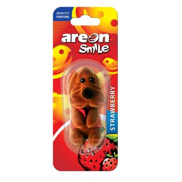 Ароматизатор играчка Areon Strawberry – Кафяво куче