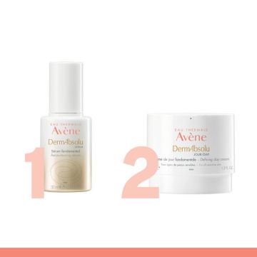 Avene DermAbsolu Фундаментален серум 30 мл + Avene DermAbsolu Фундаментален дневен крем за лице 40 мл Комплект