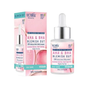 Victoria Beauty Blemish Out AHA & BHA Ексфолиращ серум за лице 30 мл