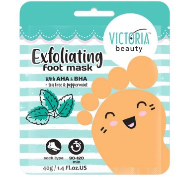 Victoria Beauty Маска за крака чорап с мента и чаено дърво